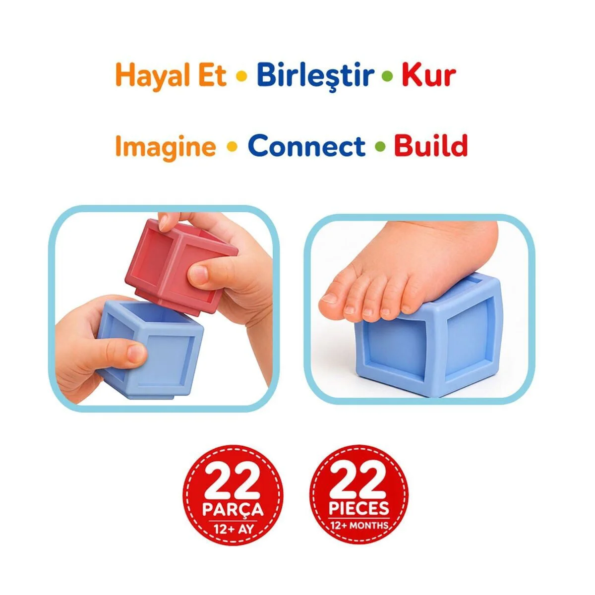 04151 YMUŞAK BLOKLAR KÜBİK 22 PRÇ Fiyatı, Yorumları ve Özellikleri