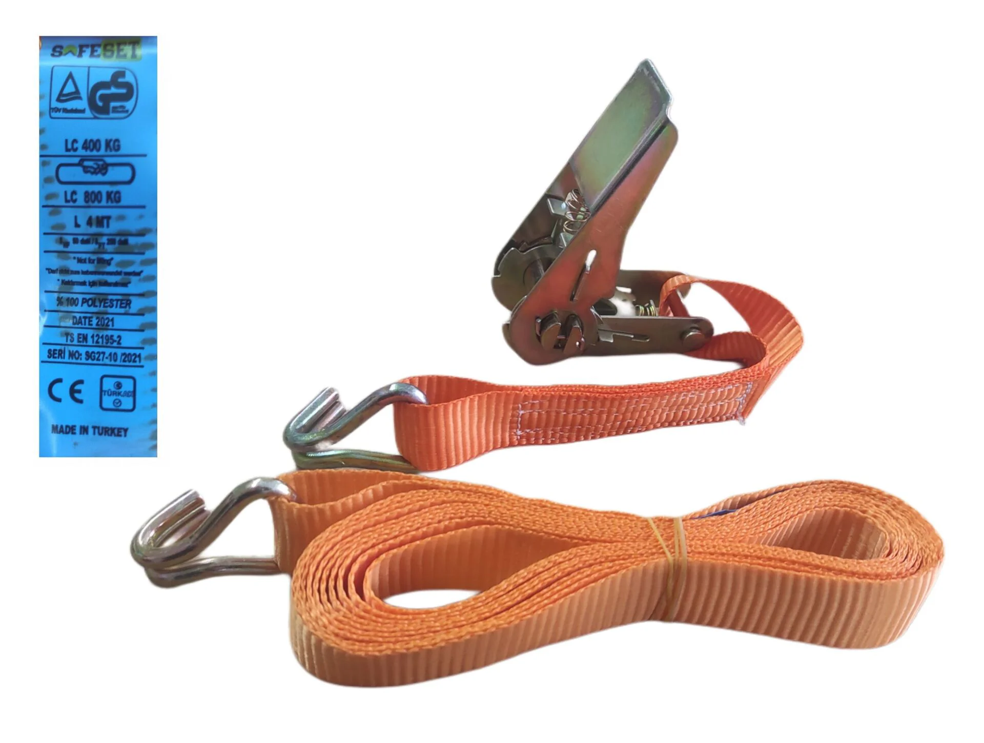 04877   Safeset Kancalı Polyester Spanzet 4m