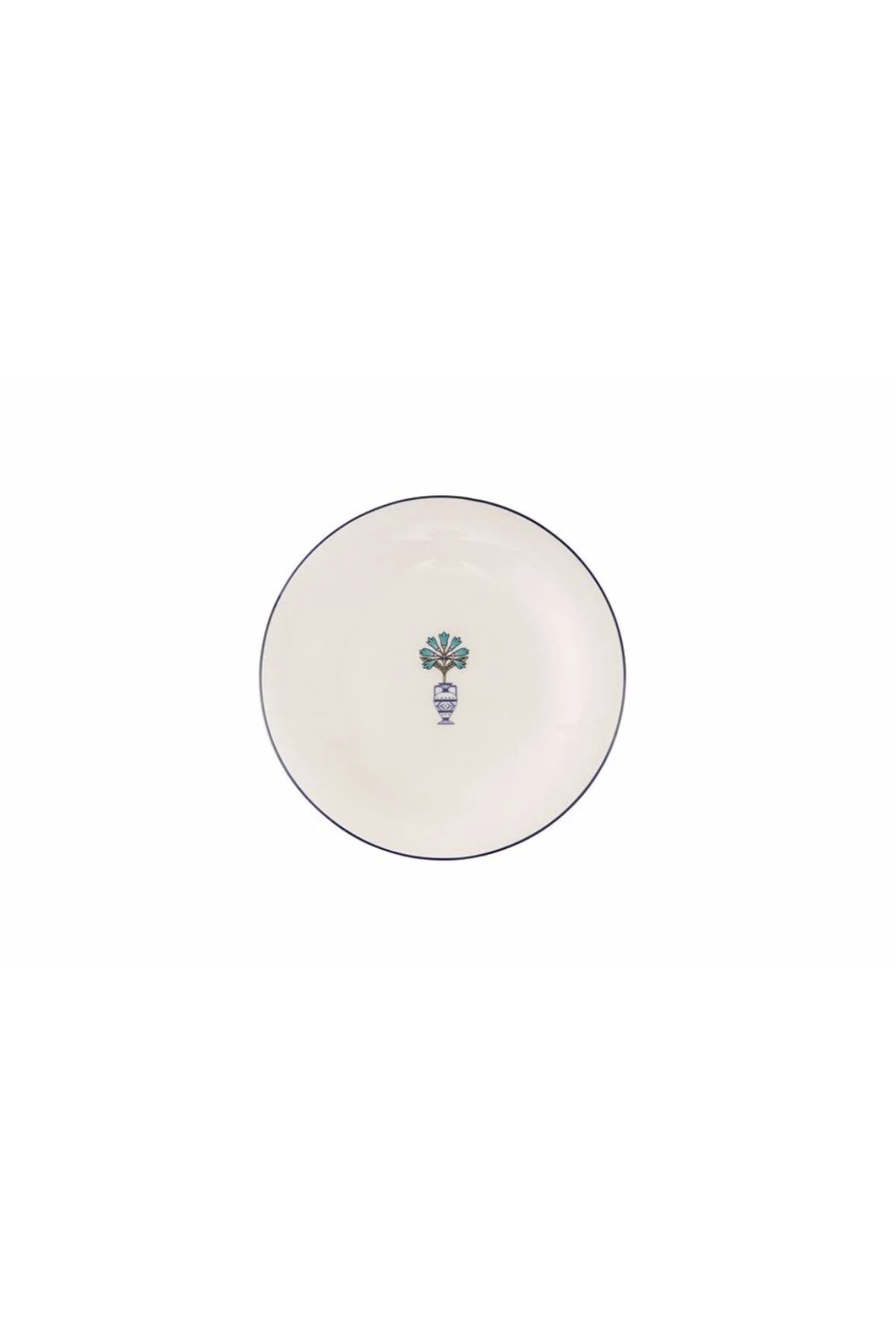 04alm008043 Vaso Piccolo Desen5 Düz Tabak 17 Cm