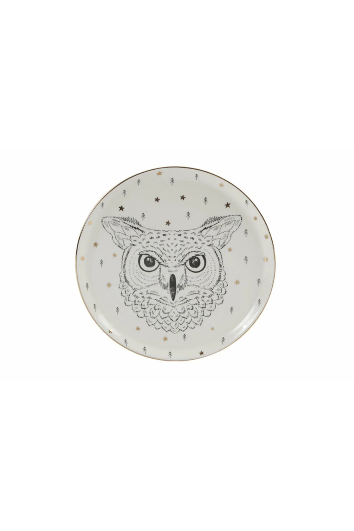 04lfh000455 Lfh Forest Owl Düz Tabak 20 Cm