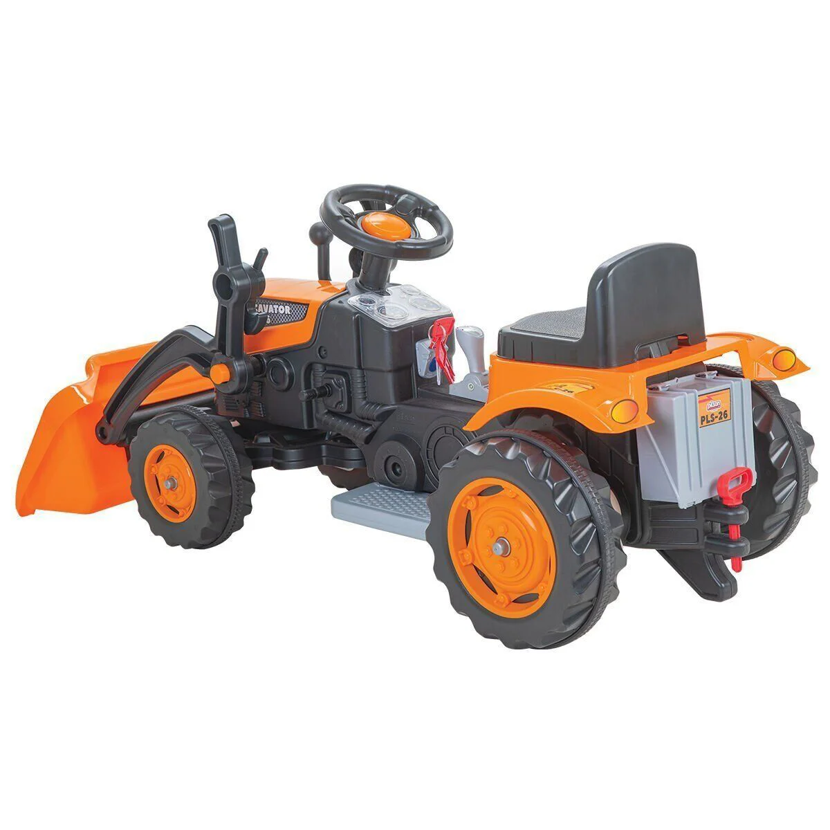 05 124 EXCATOR PLS-26 TRAKTÖR KEPÇELİ 6V AKÜLÜ