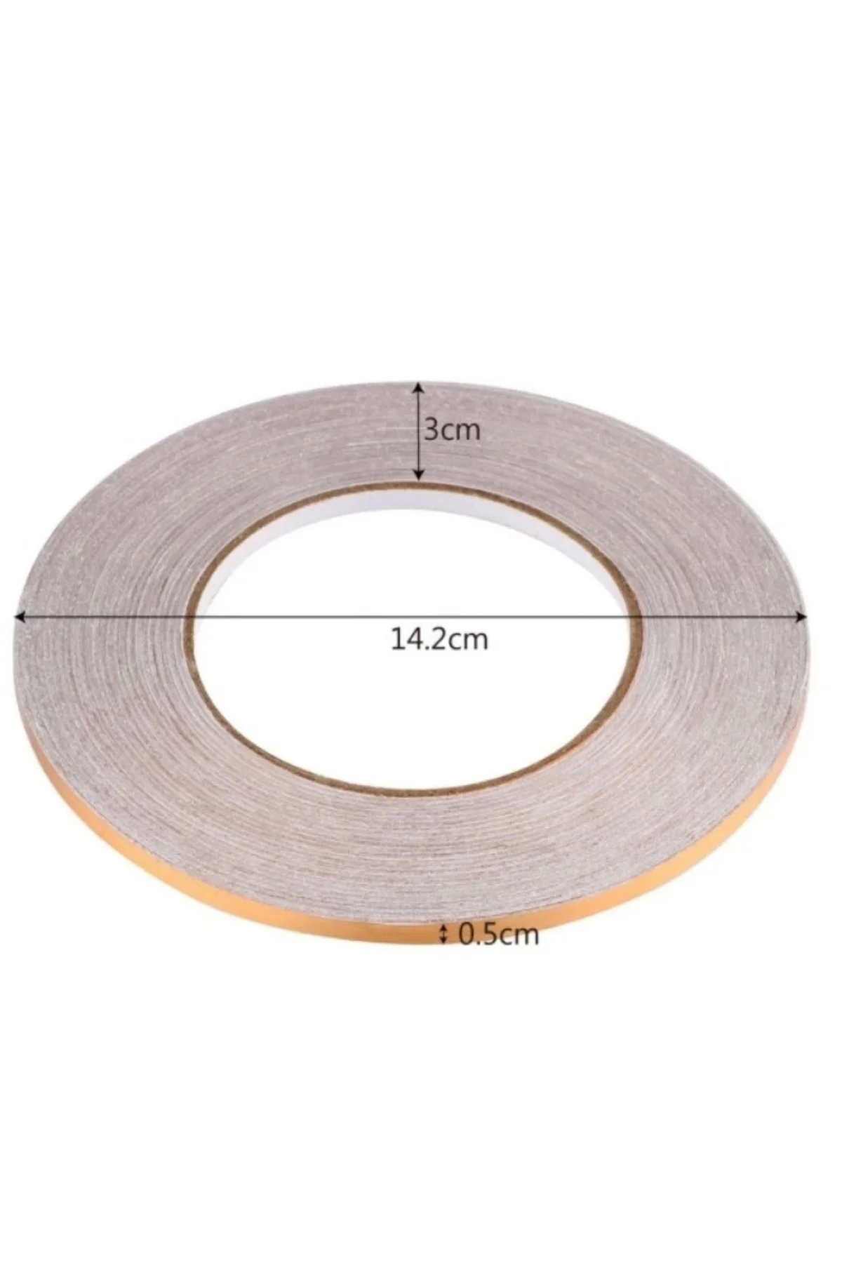 0.5 Cm 50 Metre Gold Fayans Arası Şerit Bant 0.5 Cm 50 Metre Gold Fayans Arası Şerit Bant