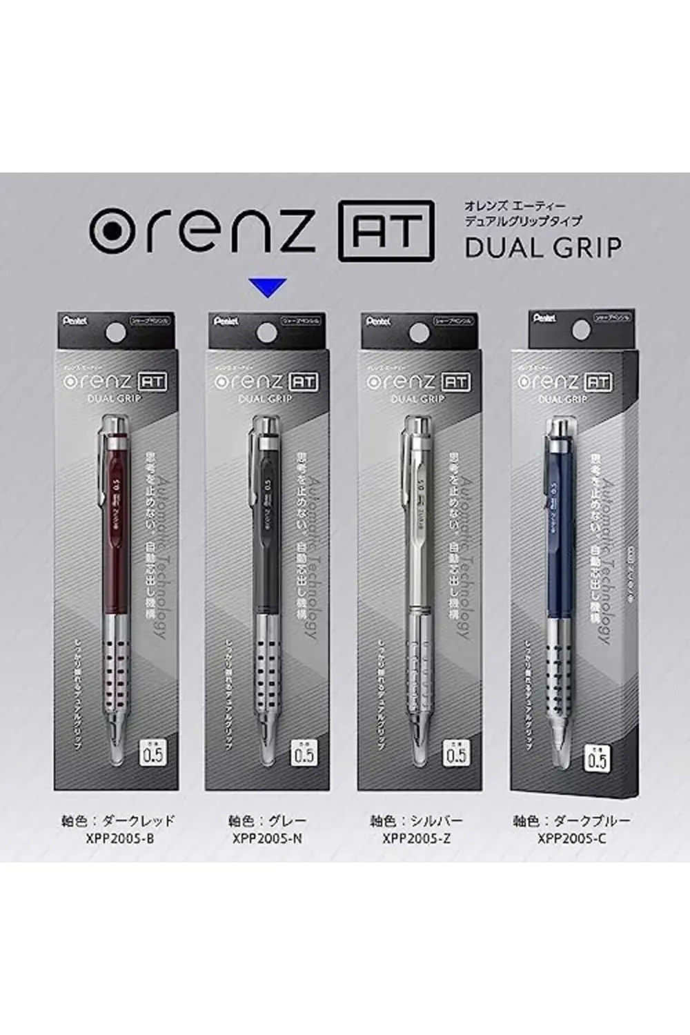 0.5 mm - Gri Gövde ORENZ AT Teknik Çizim ve Yazı Versatil GRİ 395