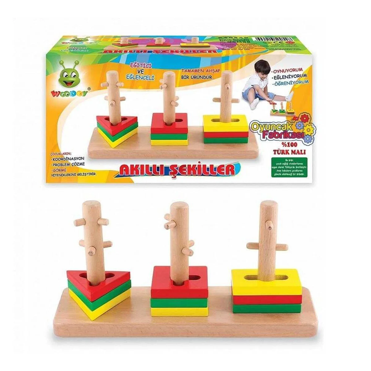 054KR Karsan Ahşap Akıllı Şekiller Fiyatı, Yorumları ve Özellikleri
