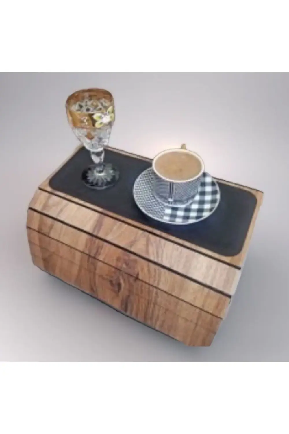 055 Ahşap Koltuk Sehpa Nihalesi