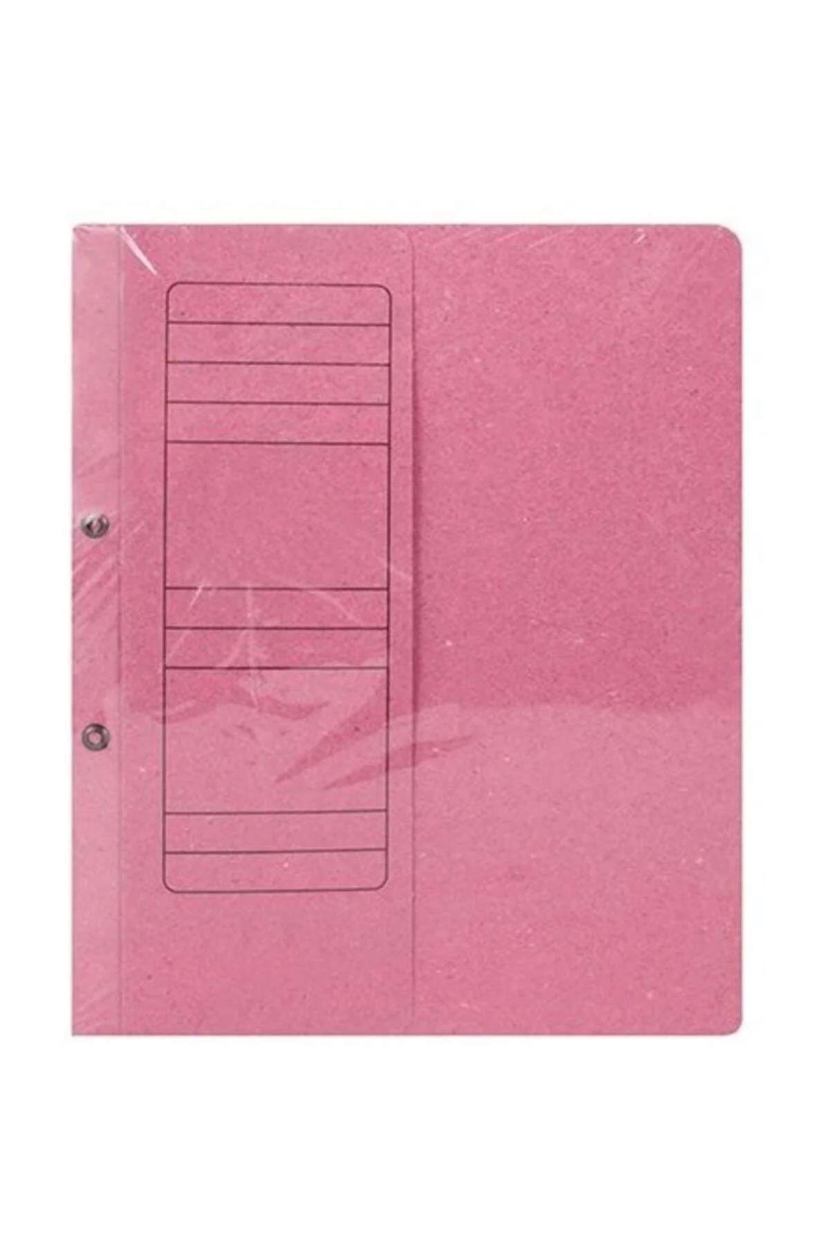 06191 Yarım Kapak Dosya Karton A4 50 Adet - Pembe