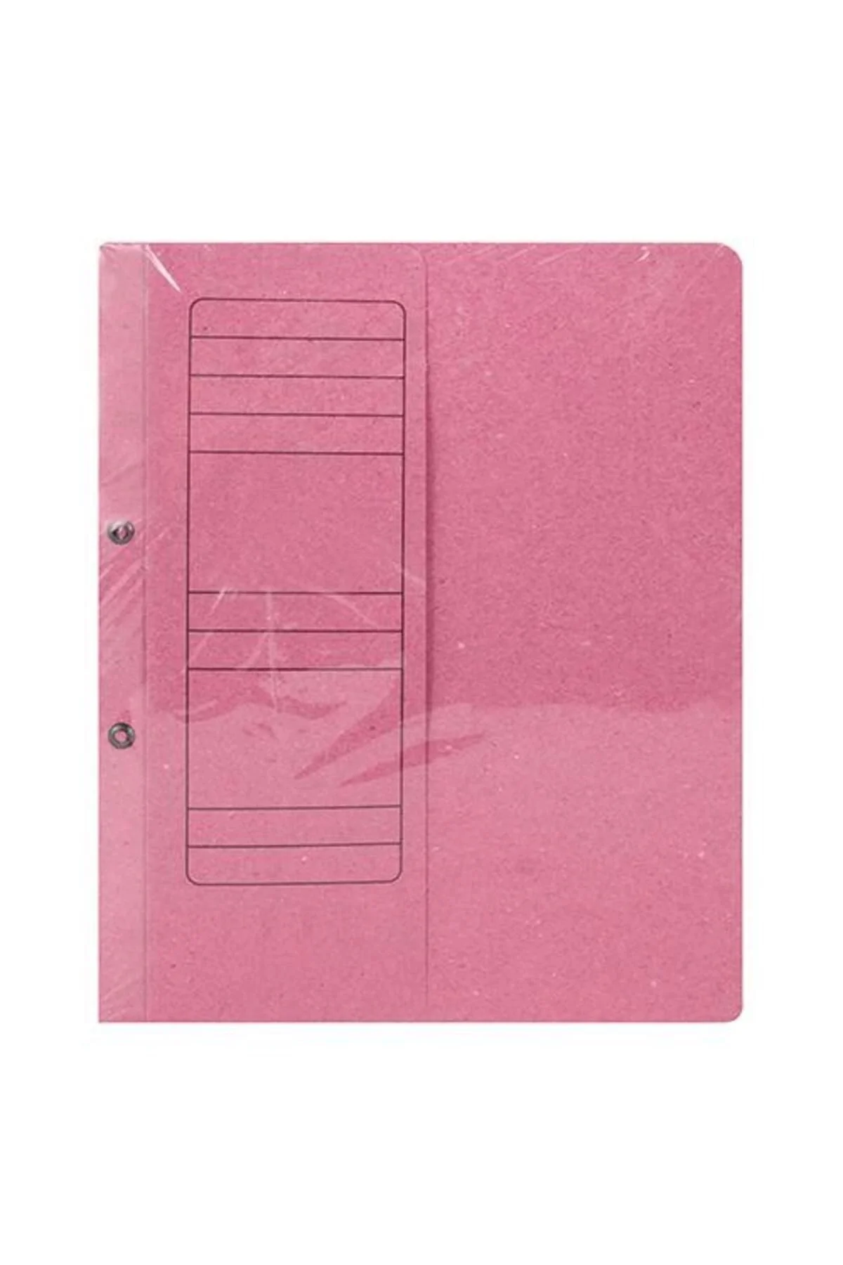 06191 Yarım Kapak Dosya Karton A4 50 Adet - Pembe