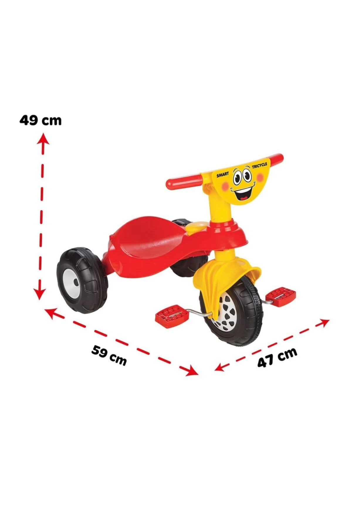 07 132K Smart Bisiklet Kırmızı NessiWorld -NessiWorld Oyuncak