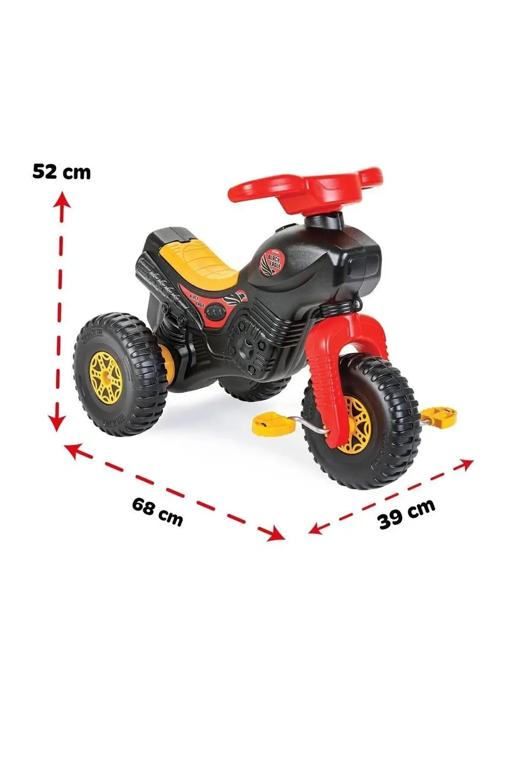 07 175 Pilsan Black Eagle Pedallı Motorsiklet