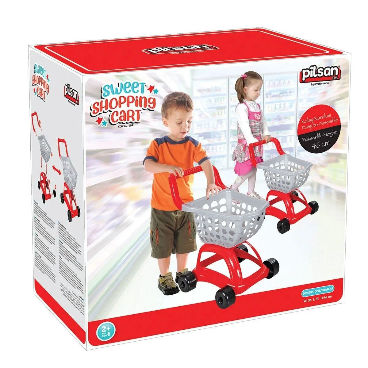 07 604 Sweet Market Arabası -Pilsan Oyuncak Fiyatı, Yorumları ve Özellikleri