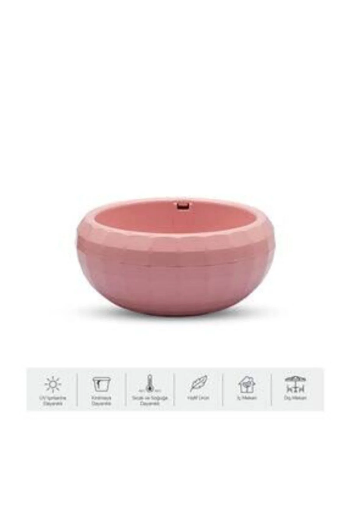 0.7 Litre Kaktüs Aranjman Saksı Pembe