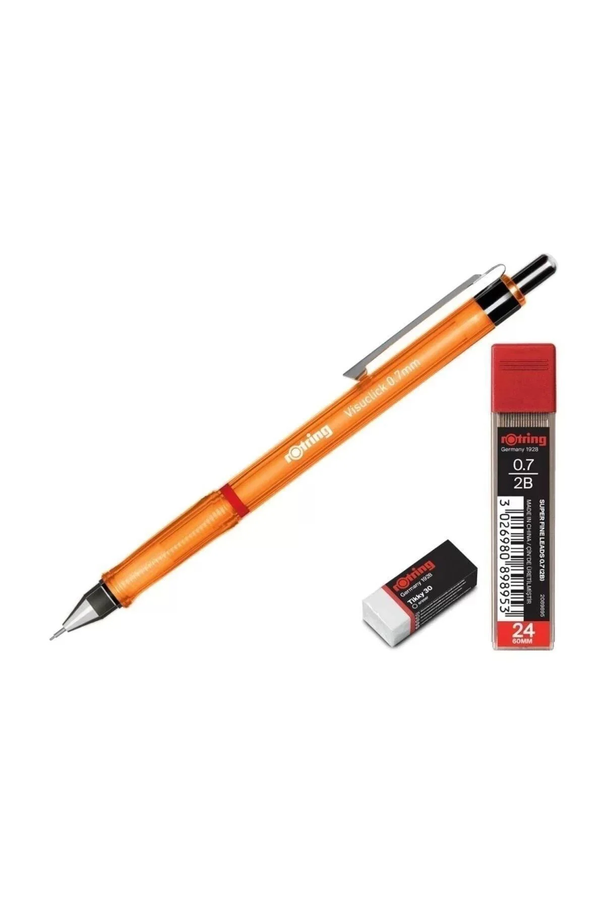 0.7 MM VİSUCLİCK+MİN SİLGİ OKUL SETİ TURUN