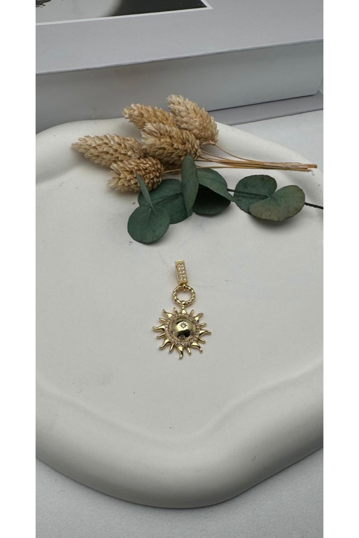 Çelik 07 Pirinç Charm