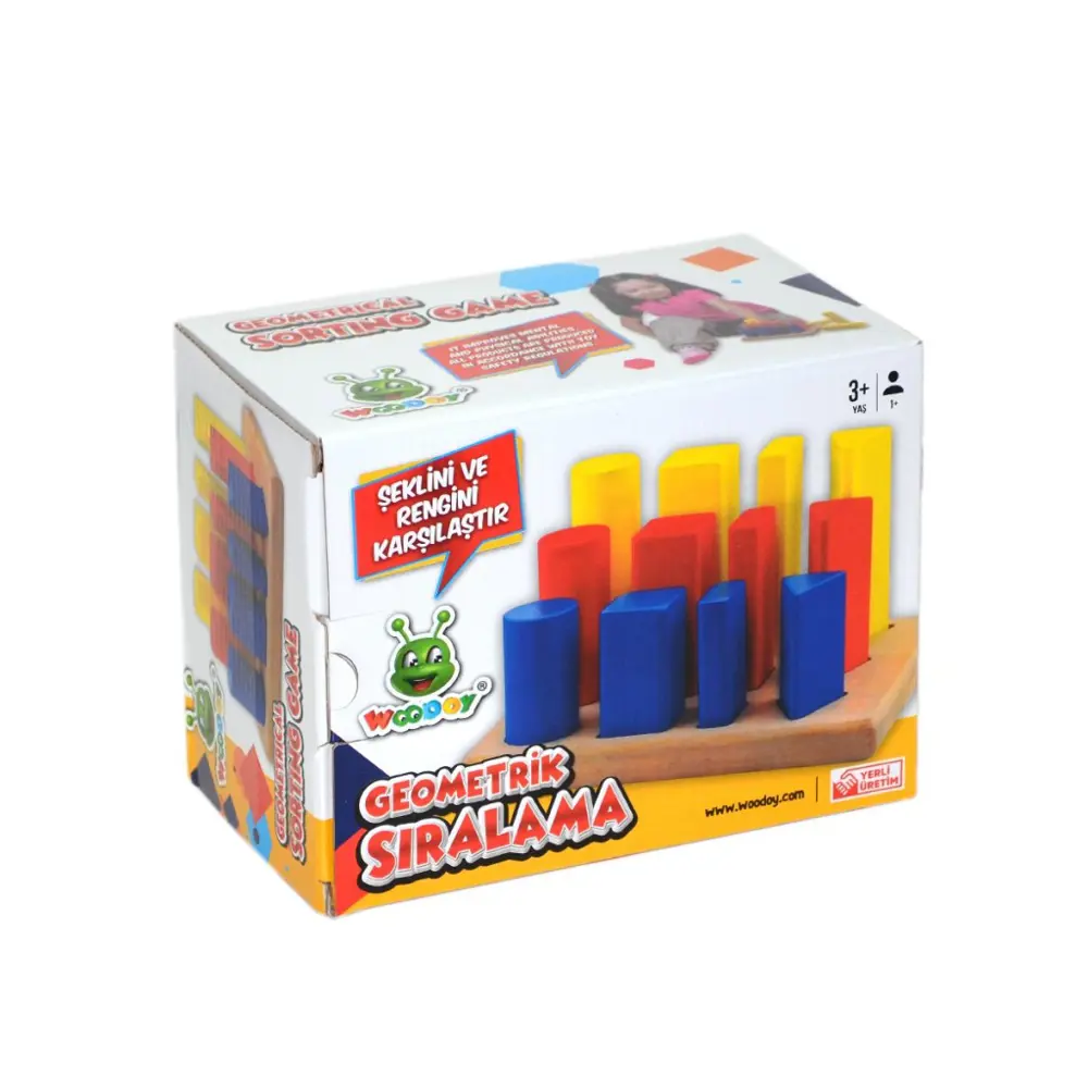 075KR WaaOODOY GEOMETRİK ŞEKİLLİ SIRALAMA