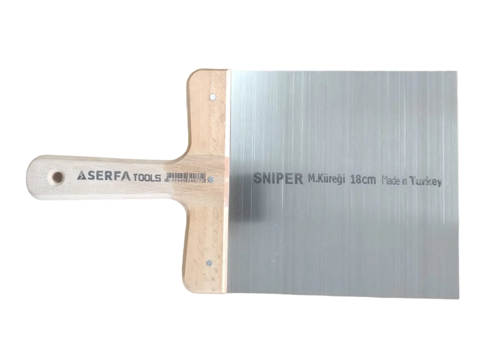 077   Serfa Tools Ahşap Saplı Macun Küreği 18cm