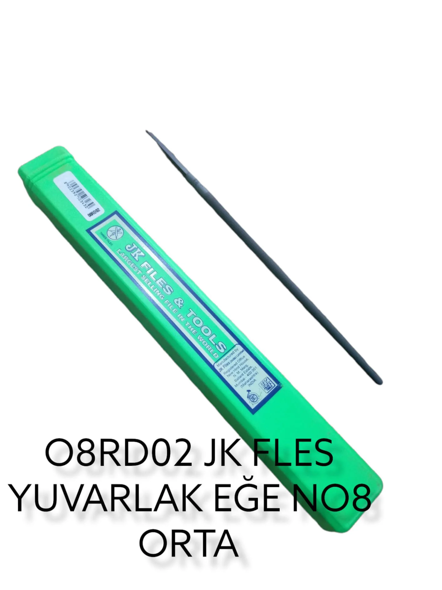08RD02   JK Files Yuvarlak Eğe 8'' - Orta Diş Fiyatı, Yorumları ve Özellikleri