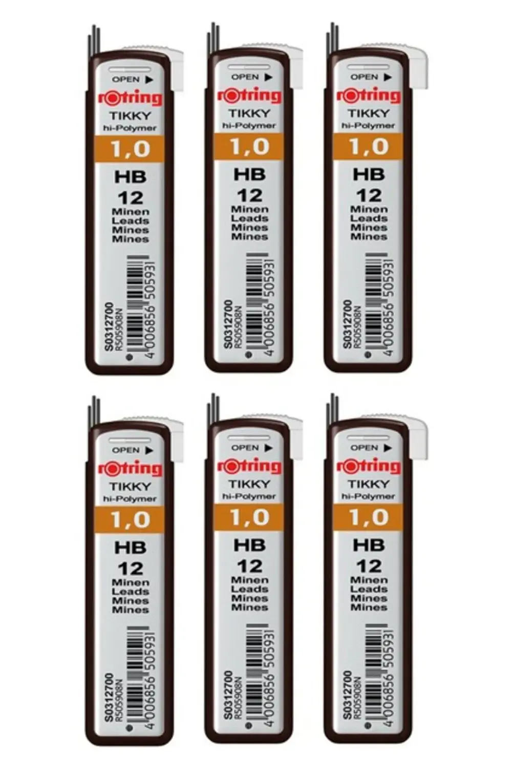 0.9 Kalem Ucu HB 6'lı