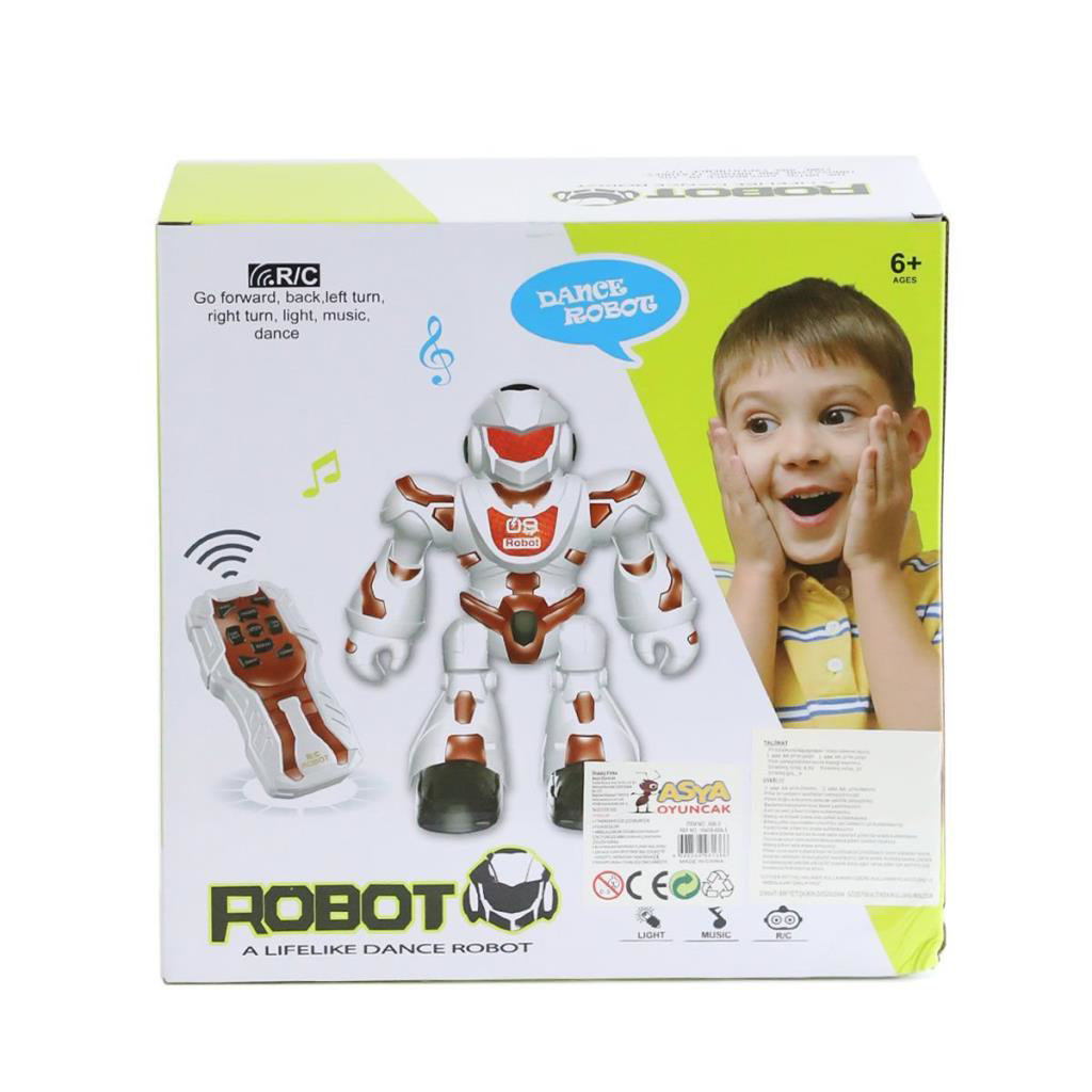 09406-606-3 Kumandalı Dans Eden Robot -Asya Oyuncak 09406-606-3 Kumandalı Dans Eden Robot -Asya Oyuncak