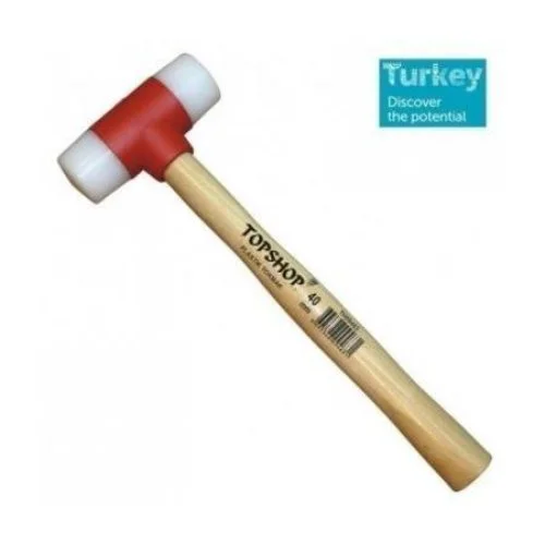 09463 Ağaç Saplı Plastik Tokmak 40 mm