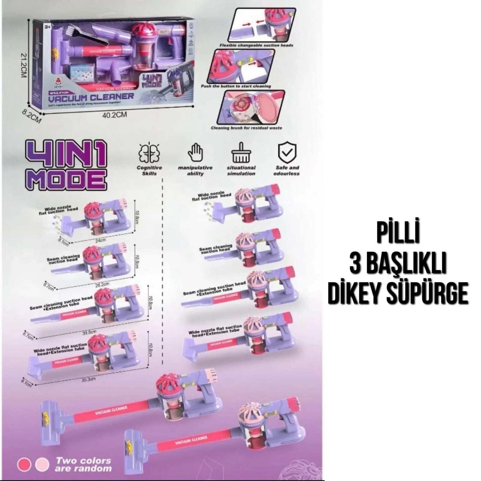 096-17A PİLLİ PEMBE SÜPÜRGE-PSF Fiyatı, Yorumları ve Özellikleri