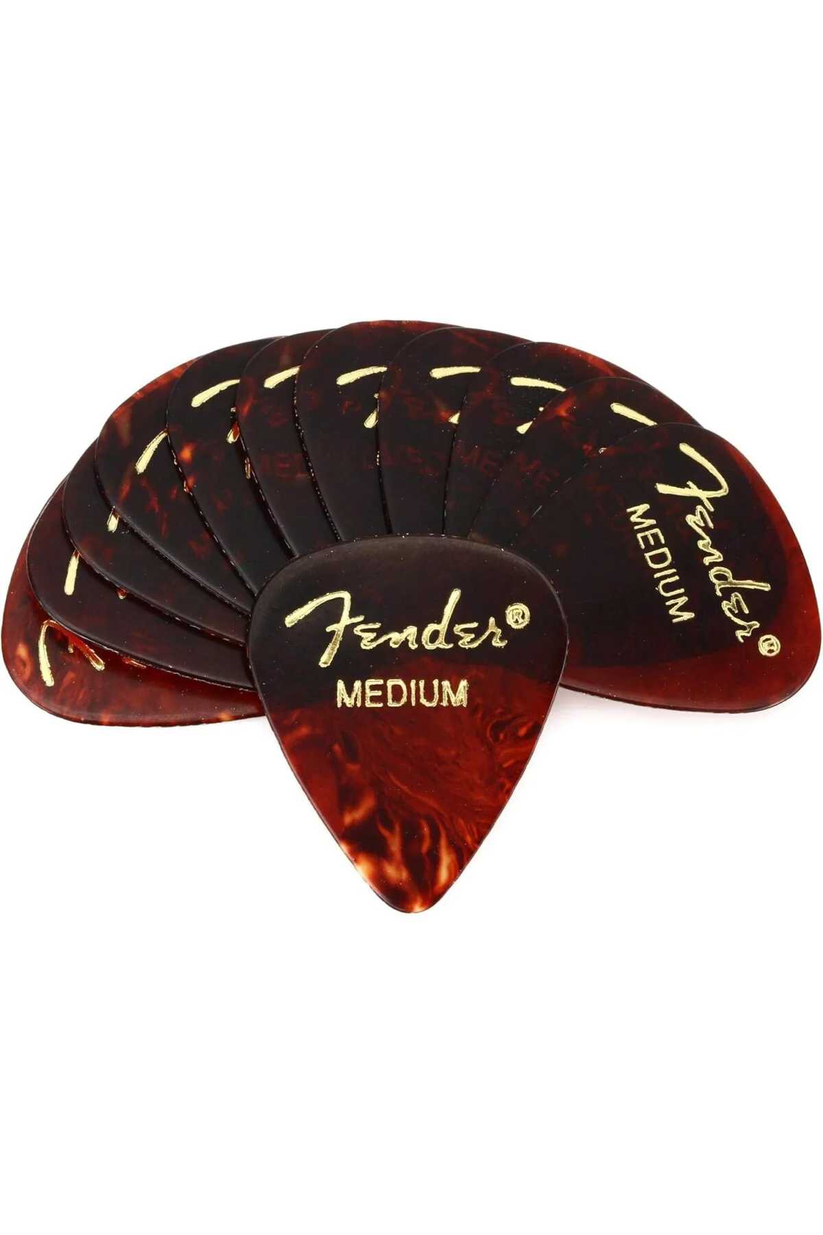 098-0351-800 351 Shape Picks, 12 Count, Shell, Medium