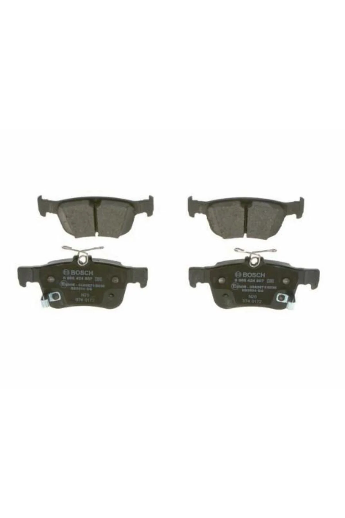 0986424807 Disk Balata Honda Civic X 1.6 I 2016-, 1.5 Rs 16 Arka Uyumlu