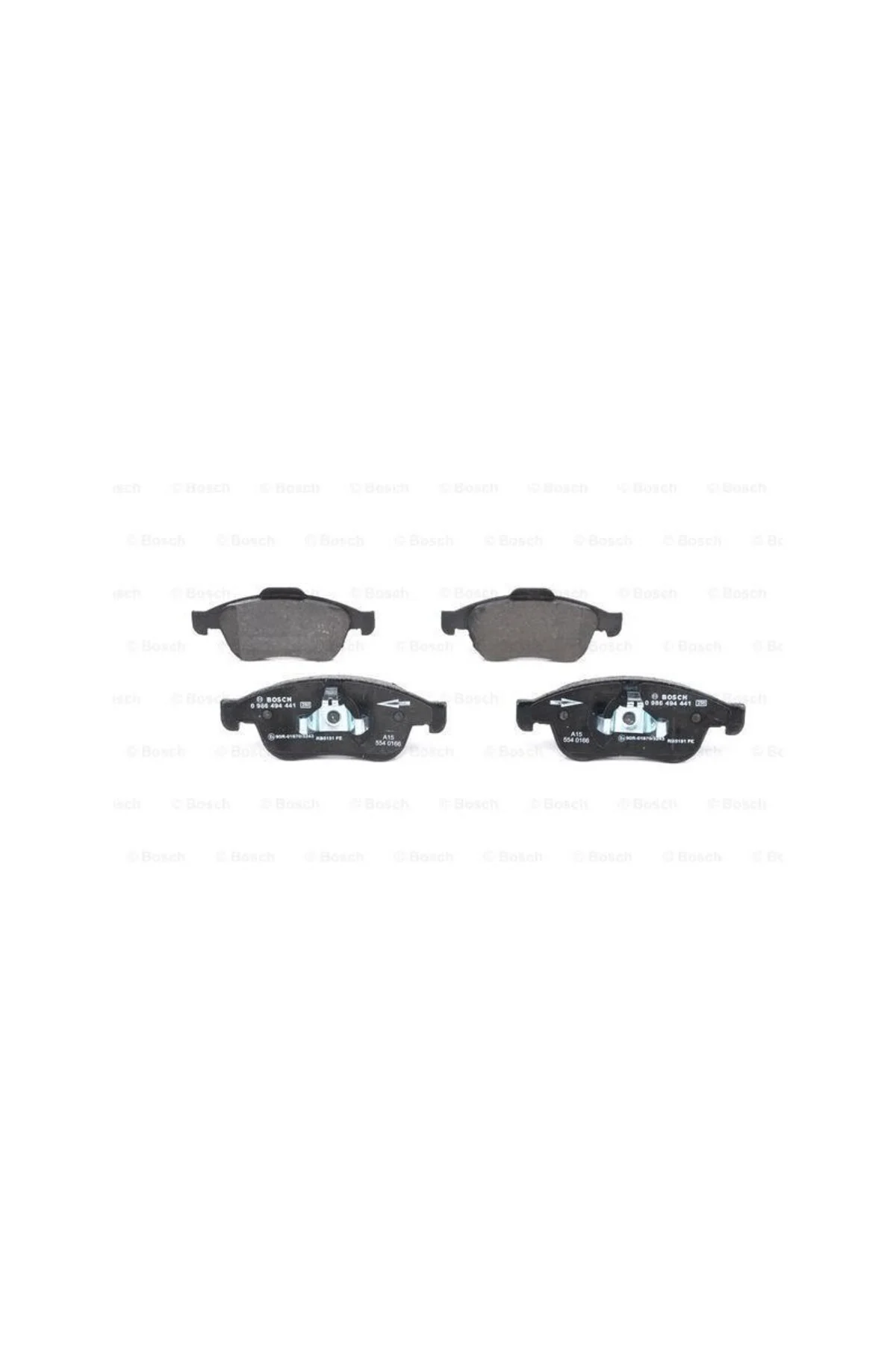0986494441 - Ön Fren Balatası Megane Iıı 09 Scenıc Iıı 09 Fluence 10 Duster 10 Lodgy 12 Captur