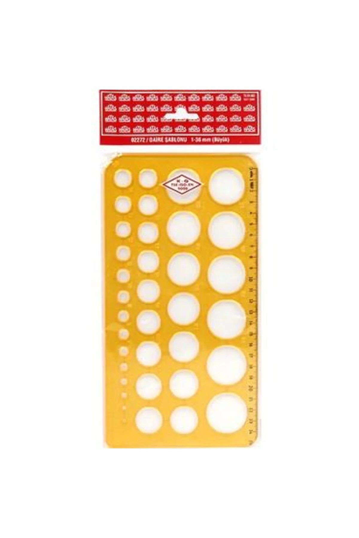1-36mm Büyük Daire Şablonu / 02272