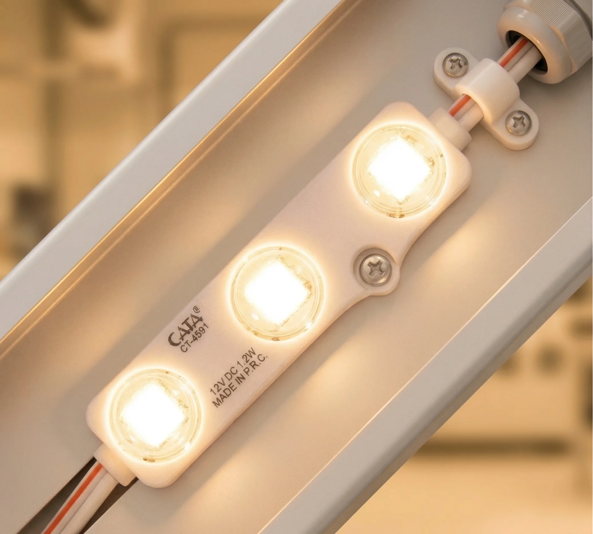 1 Adet 10 Adet CATA CT 4591 Modül Led 1W 3200K Gün Işığı 12V