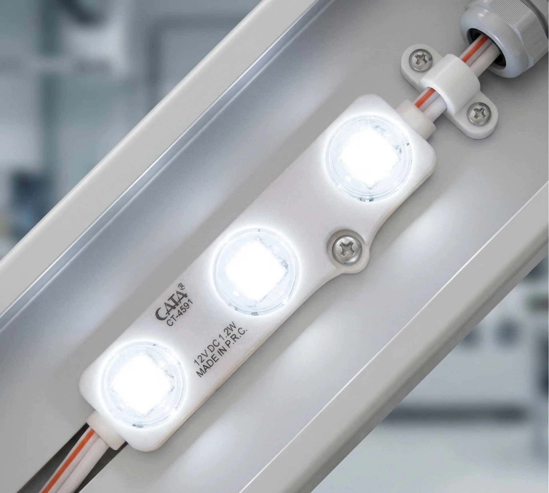 1 Adet 10 Adet CATA CT 4591 Modül Led 1W 6400K Beyaz Işık 12V