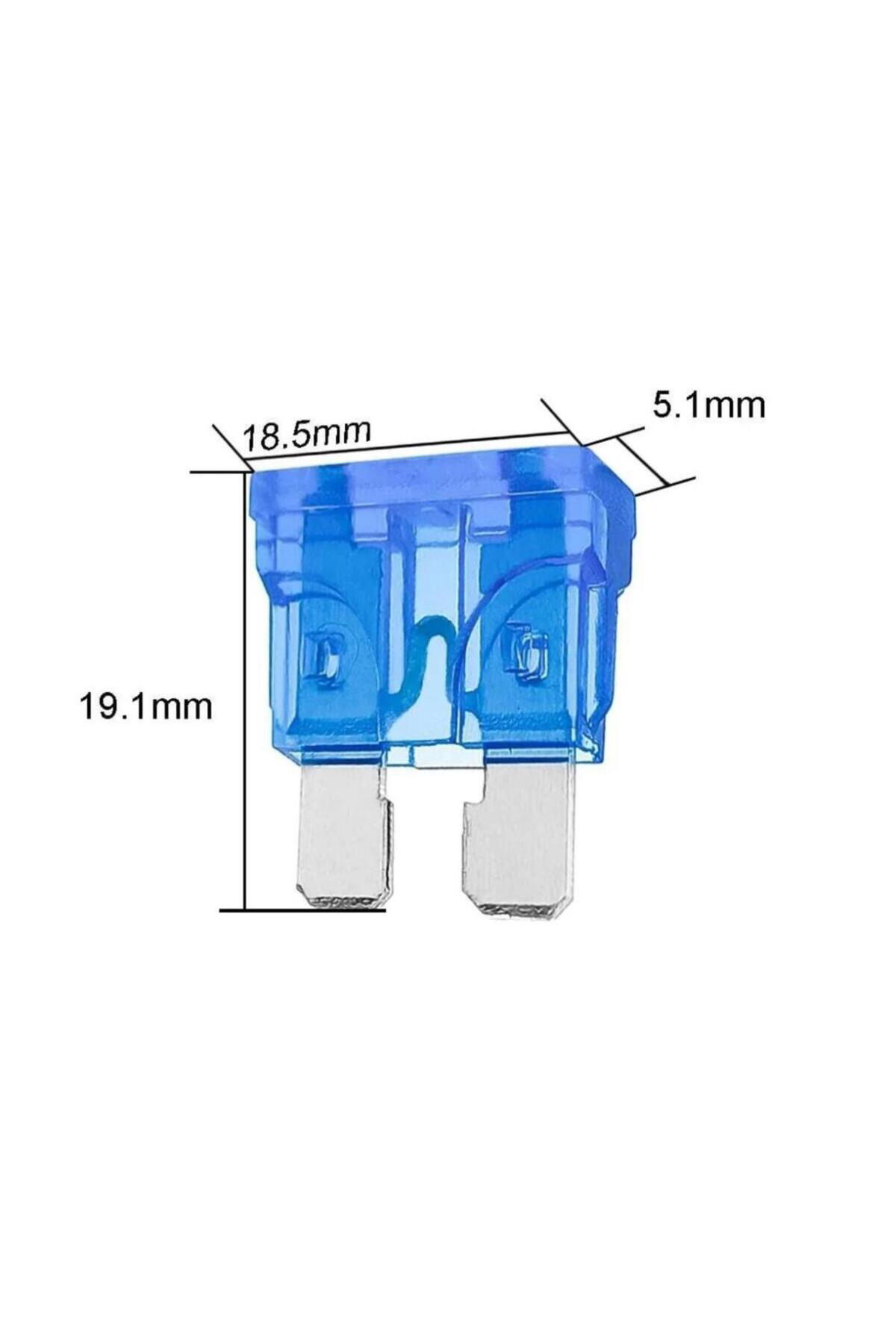 1 ADET - 15 Amper Bıçaklı Oto Sigortası – Aşırı Yük ve Kısa Devre