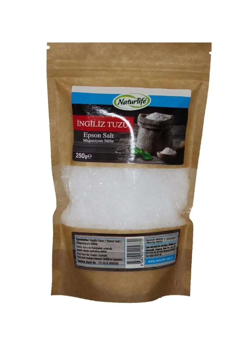 1 Adet 250gr. Magnezyum Sülfat, Ingiliz Tuzu, Epsom Salt Epsom Tu