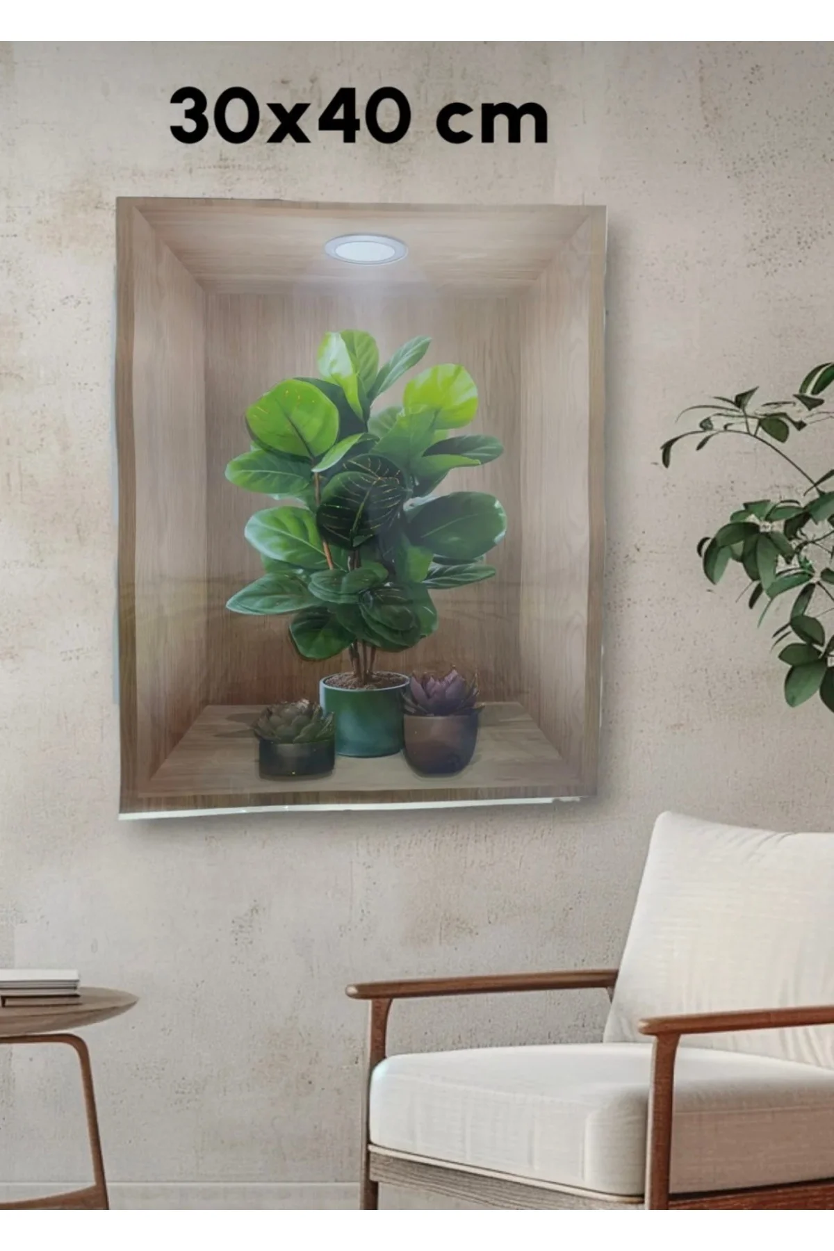 1 Adet 30X40 cm 3 Boyutlu Duvar Resmi 3D Wall Sticker