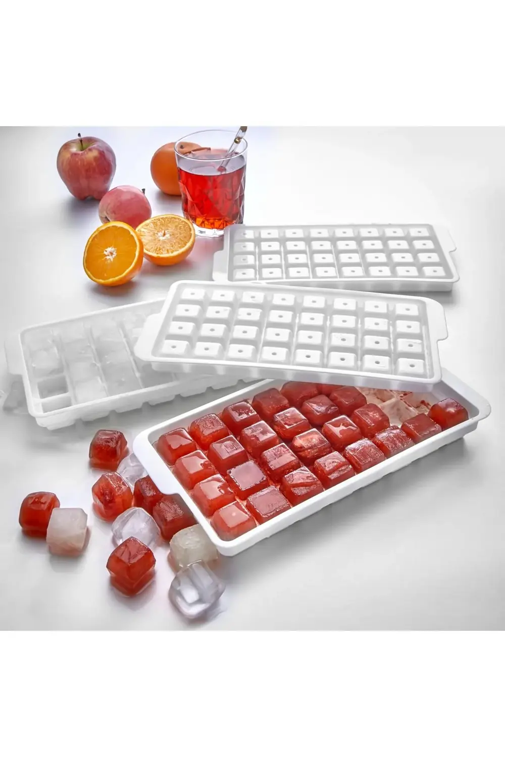 1 Adet 32'li Küp Buz Kalıbı, Kokteyl Sunumlar İçin Küp Şeklinde B