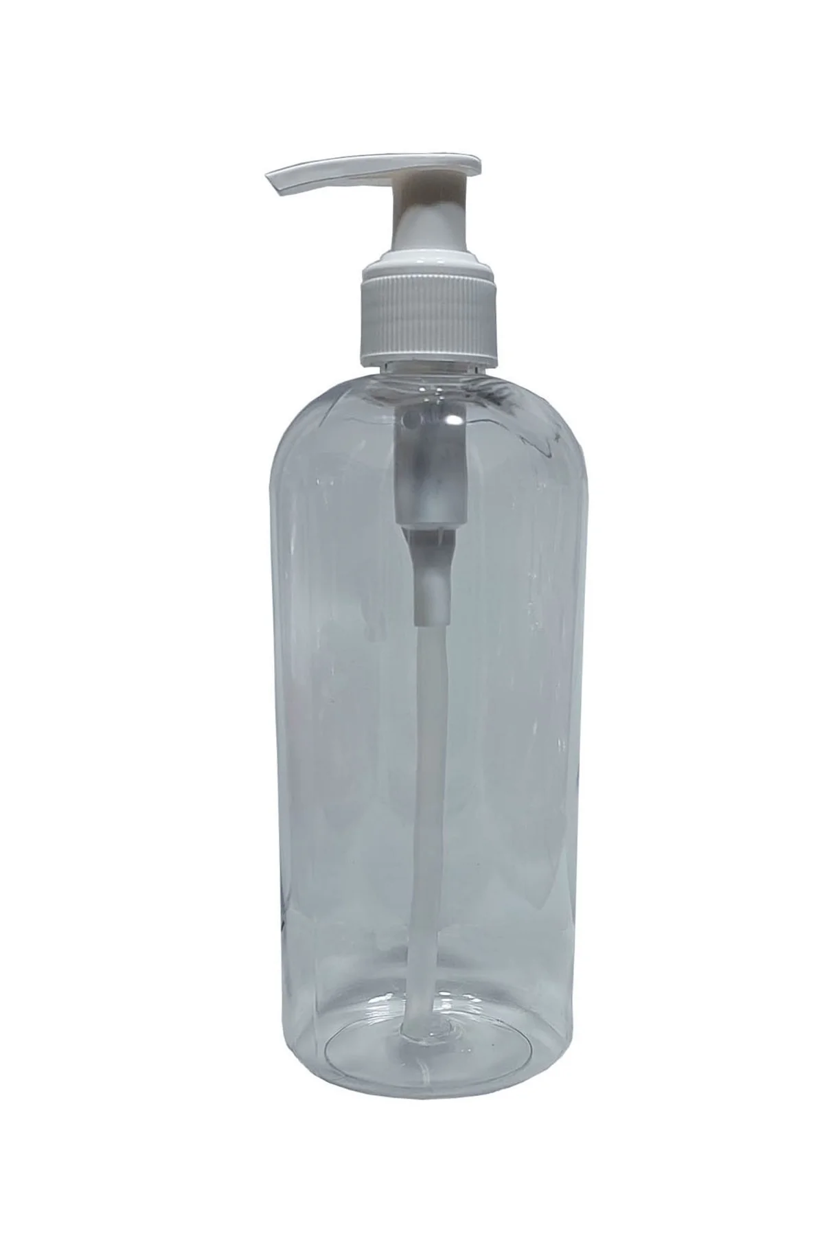 1 Adet 400 Ml Sıvı Sabunluk Beyaz Pompalı Boş Şişe