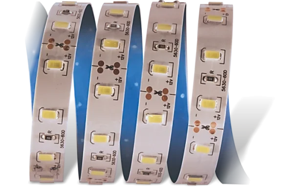 1 Adet 5 METRE CATA CT 4535 İç Mekan 12V 12 Çipli  Şerit Led 6400K Beyaz Işık