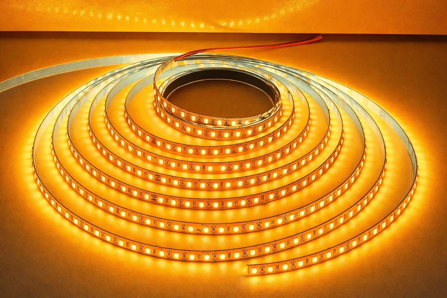 1 Adet 5 Metre NOAS YL40 4006 İç Mekan 60 Ledli Şerit Led 12V Amber Işık