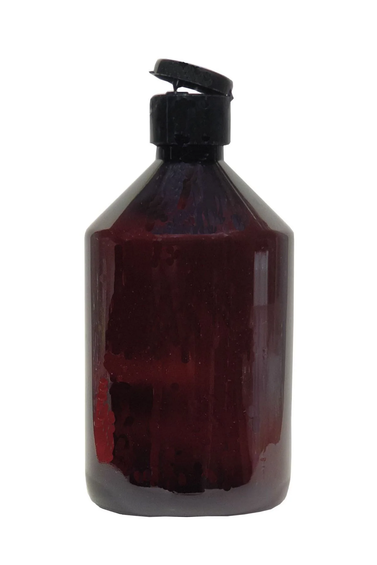 1 Adet 500 Ml Damla Kapaklı Amber Renk Boş Pet Şişe