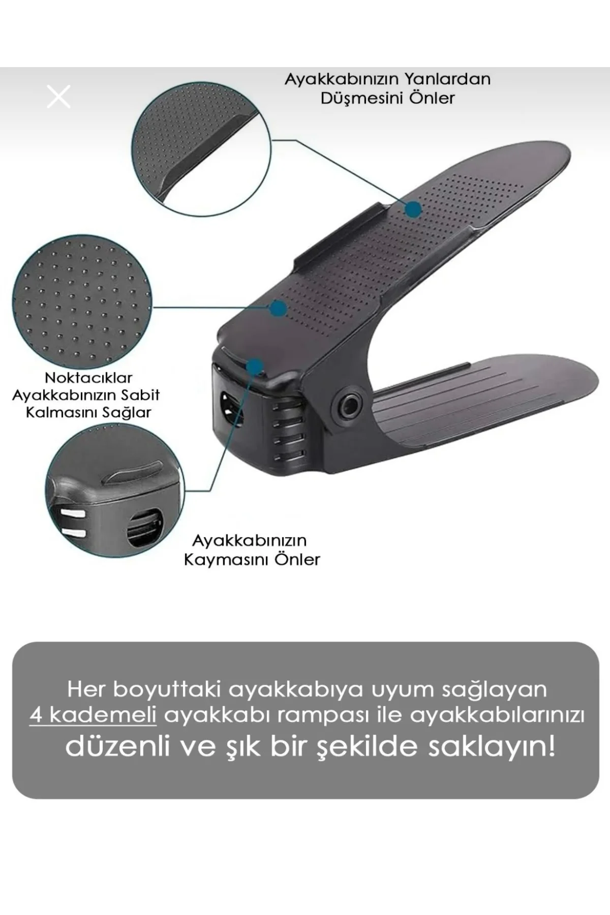 1 Adet Ayarlanabilir Ayakkabı Rampası
