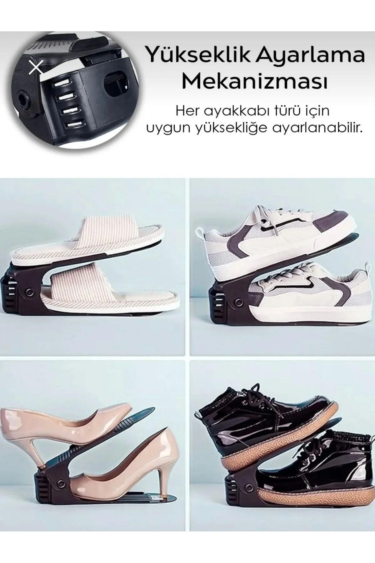 1 Adet Ayarlanabilir Ayakkabı Rampası