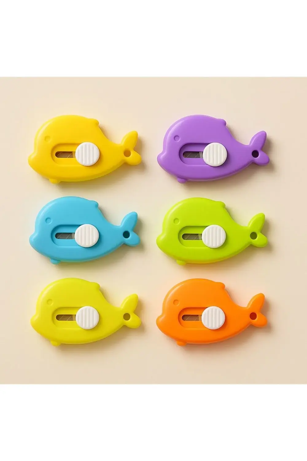 1 ADET Balina Şekilli Mini Maket Bıçak Falçata