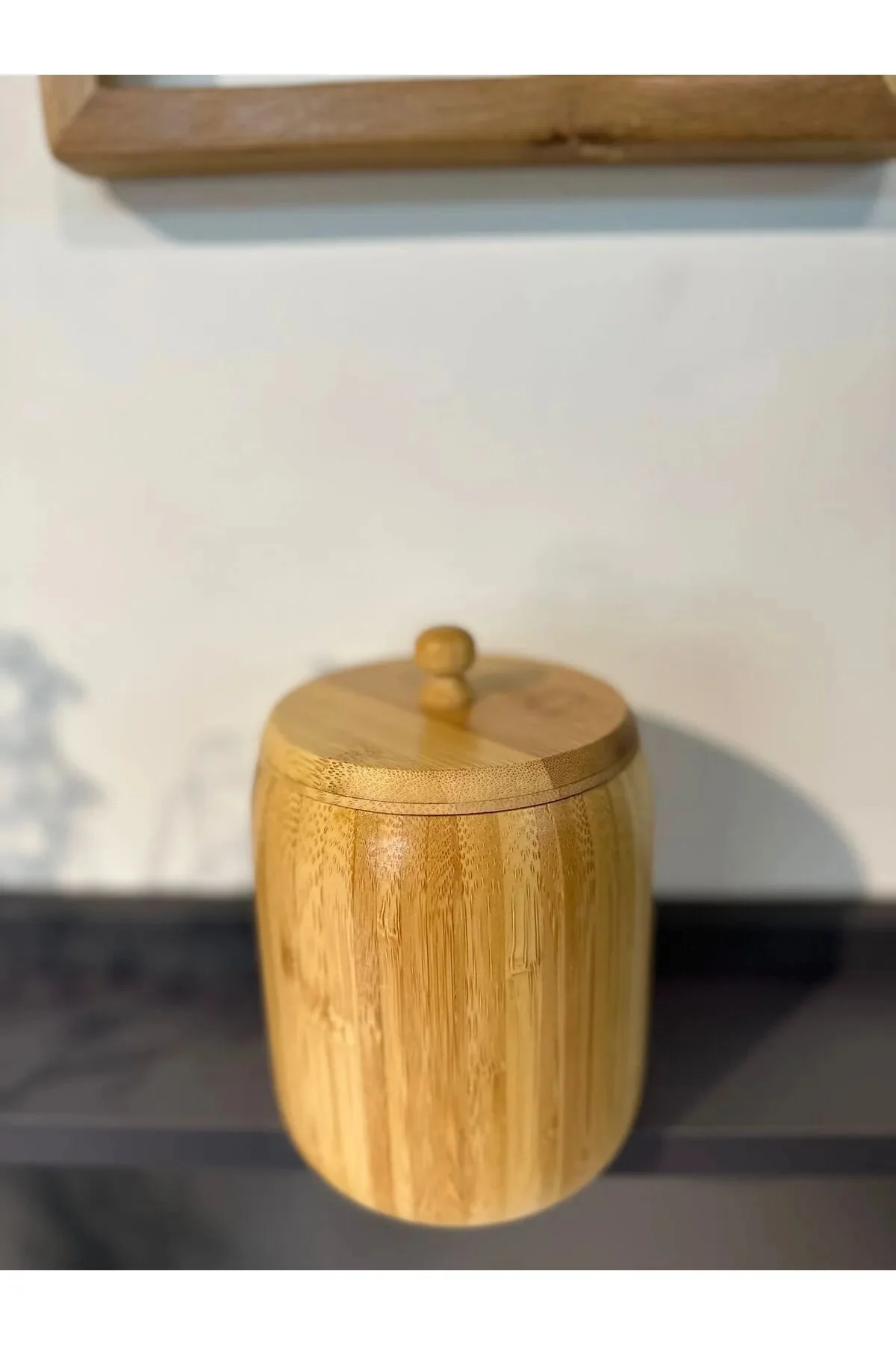 1 Adet Bambu Ahşap Kavanoz - Saklama Kabı- Baharatlık (11 x 8 cm) 1 Adet Bambu Ahşap Kavanoz - Saklama Kabı- Baharatlık (11 x 8 cm)