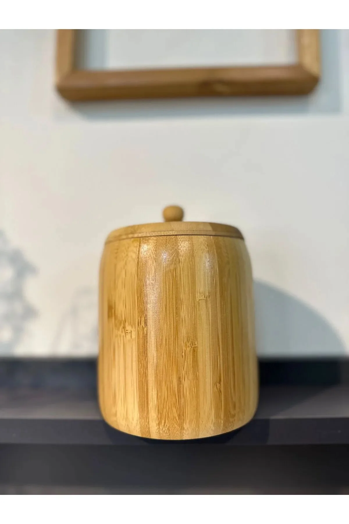 1 Adet Bambu Ahşap Kavanoz - Saklama Kabı- Baharatlık (11 x 8 cm) 1 Adet Bambu Ahşap Kavanoz - Saklama Kabı- Baharatlık (11 x 8 cm)
