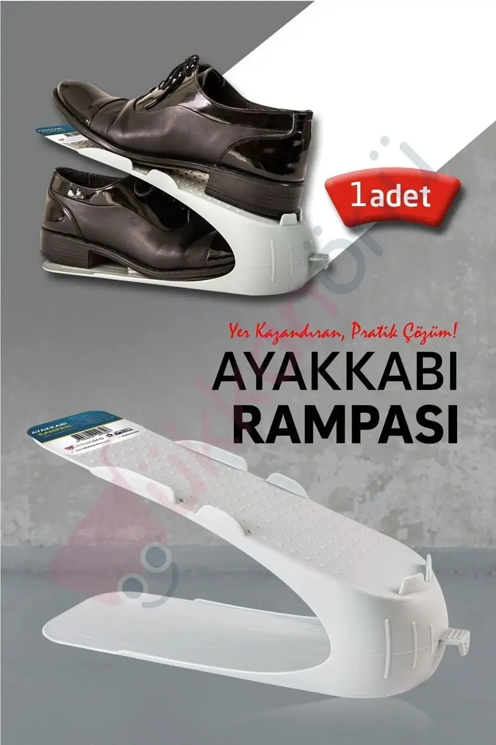 1 Adet Beyaz Ayakkabı Rampası Ayakkabı Düzenleyici Organizer