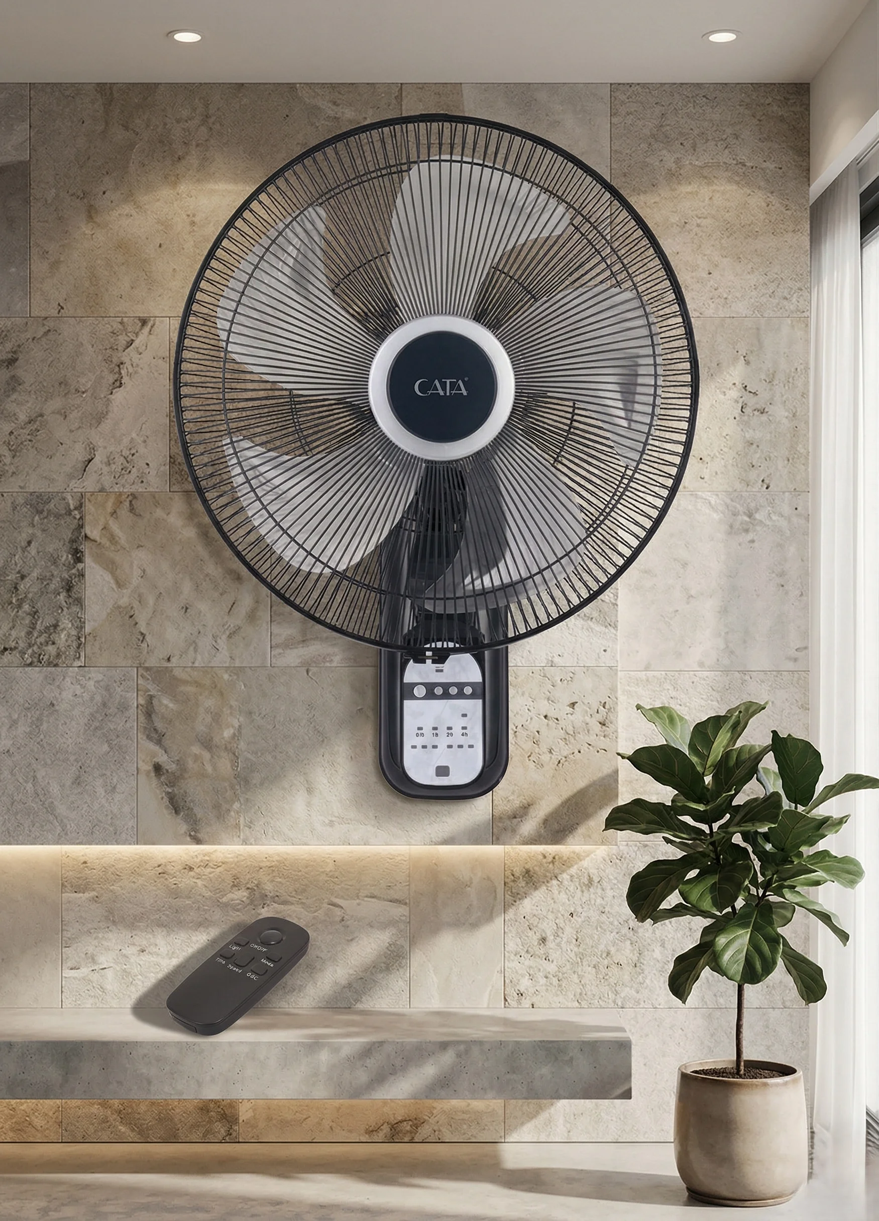1 Adet CATA CT 3024 Altay 70W Duvar Tipi Vantilatör Bakır Motorlu 18"