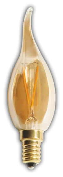 1 Adet CATA CT 4281 Kıvrık Led Rustik Ampul 4W Amber Işık E14 Duy