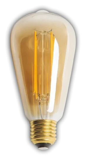 1 Adet CATA CT 4313 Dimmerli Led Rustik Ampul 6W Amber Işık E27 Duy