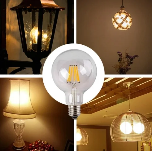 1 Adet CATA CT 4354 Glop Led Rustik Ampul 6W 3200K Gün Işığı E27 Duy