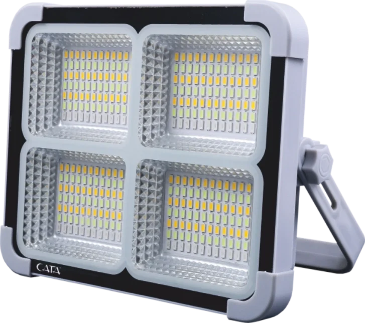 1 Adet CATA CT 4698 Solar 200W Led Projektör Taşınabilir