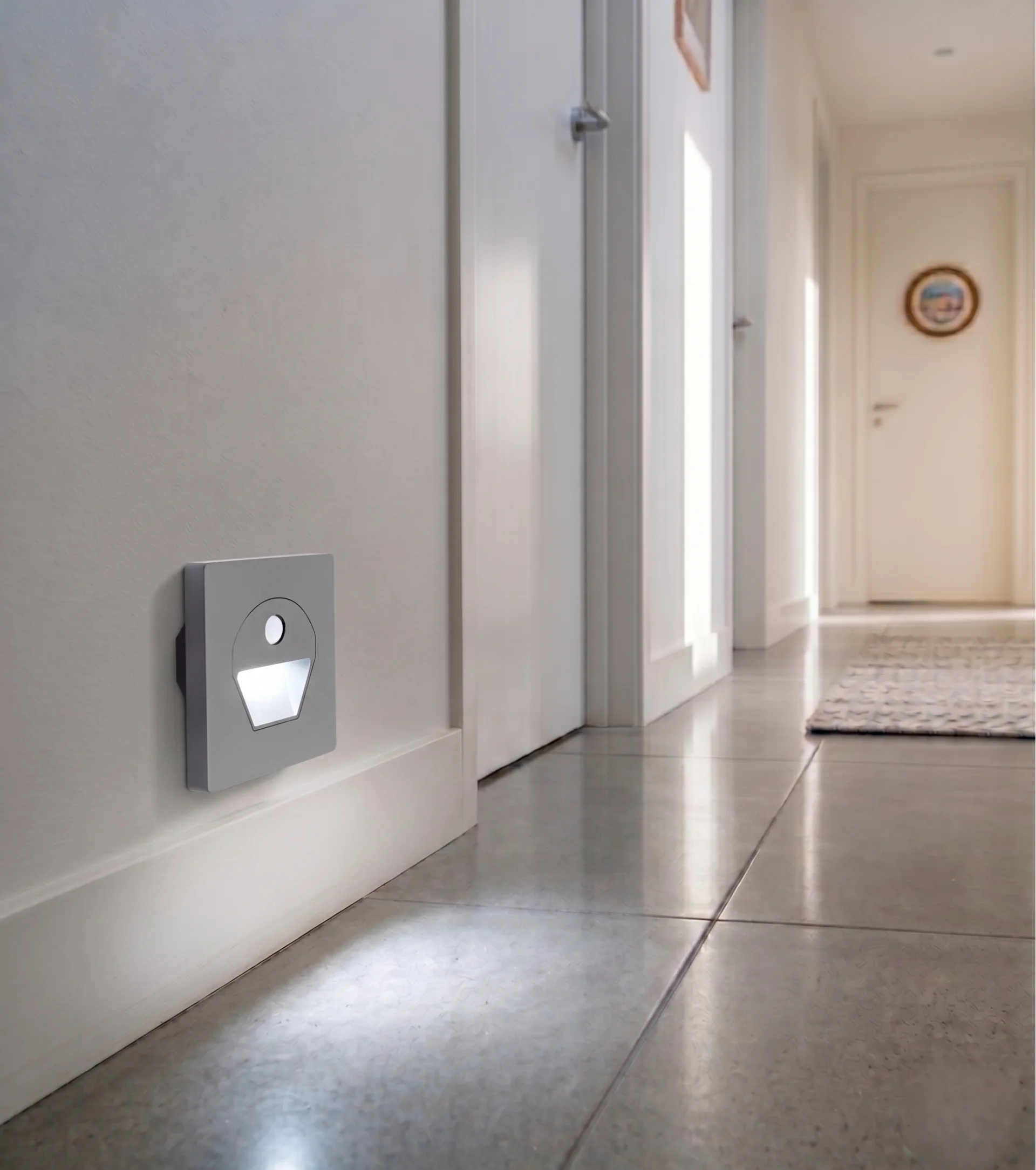 1 Adet CATA CT 5170 Füme Kasa 1W Sensörlü Koridor Aydınlatması 6400K Beyaz Işık